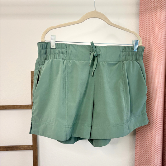 All in Motion Sage Green Running Shorts – Lined Active Performance Shorts