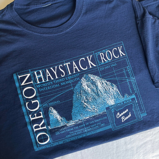 Oregon Haystack Rock T-Shirt (Size 2XL)