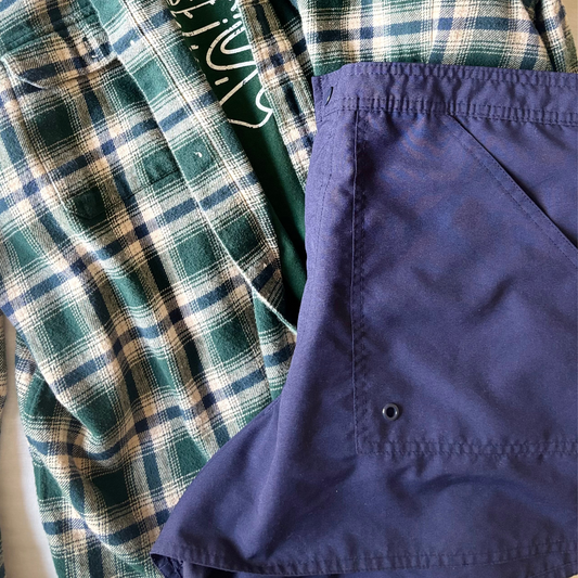 Maxine of Hollywood Solid Woven Boardshort Bottoms - Large